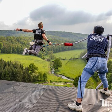 Saut à l'élastique au Viaduc de la Souleuvre en Normandie — saut à l'élastique à Souleuvre-en-Bocage